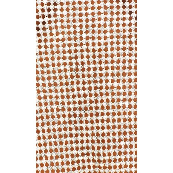 superdown Womens Mackenzie Crop Top in Gold X-Small New Crystal Chainmail Tank - Picture 5 of 12